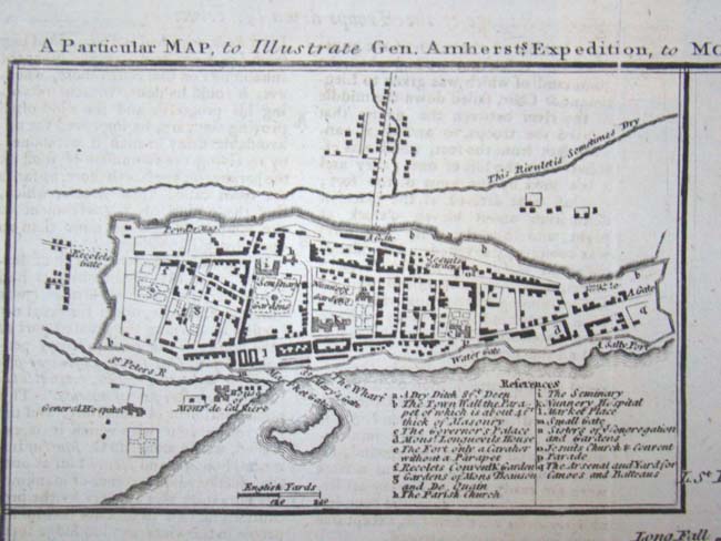 An 18th century map entitled "A Particular Map to Illustrate Gen. Amherst' Expedition to Montreal" — image 2